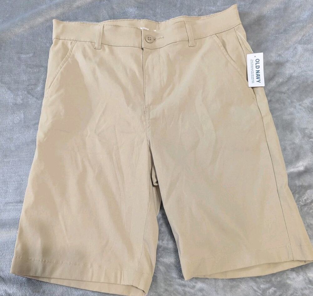 Old Navy Girls Khaki Quick Dry Shorts Sz 14 NWT